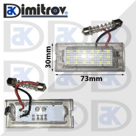 LED плафони осветление заден номер BMW X3 (E83) X5 (E53)
